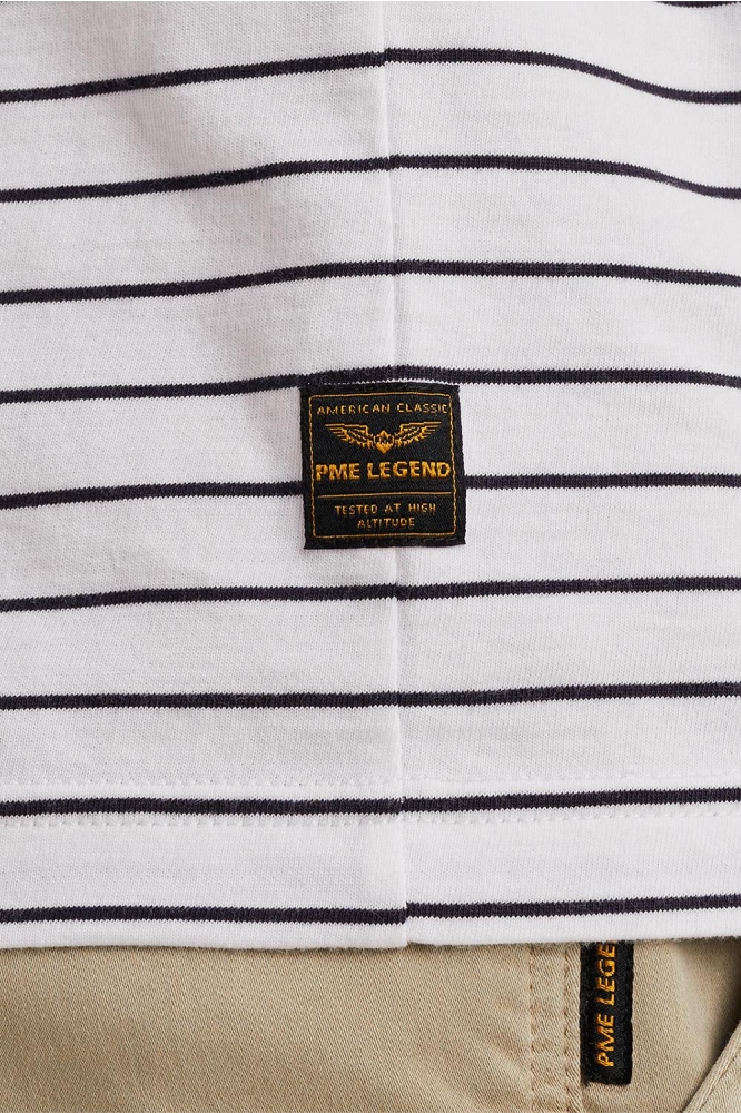 PME legend witte heren t-shirt | Close up
