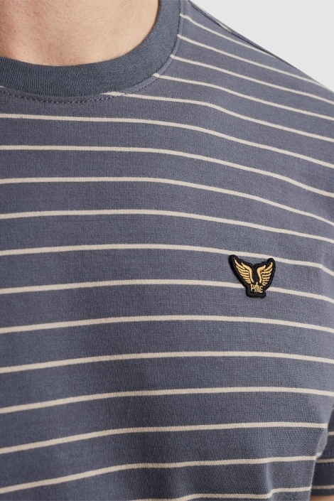 PME legend short sleeve r-neck yarn dyed stri