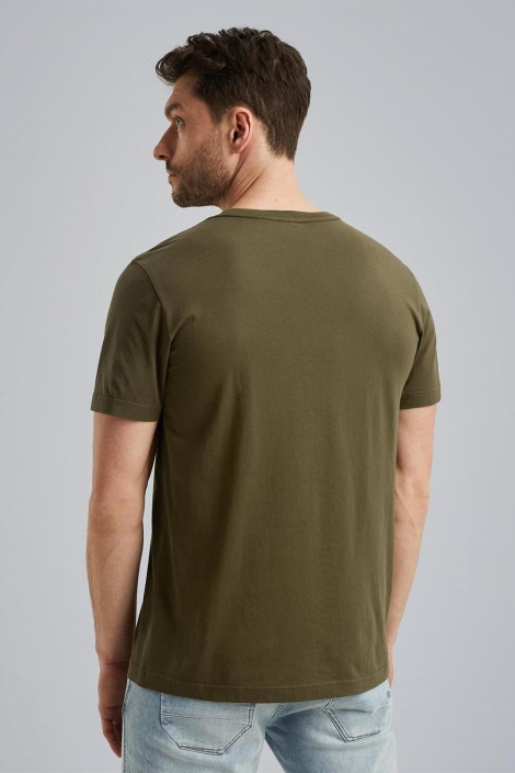 PME legend groene heren t-shirt | Model achteraanzicht