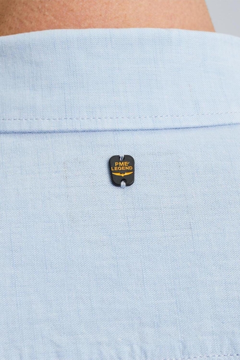 PME legend short sleeve shirt ctn linen 2tone