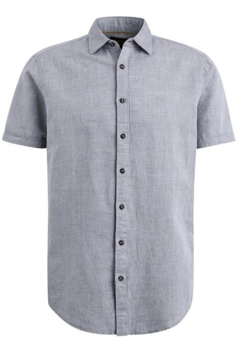 PME legend short sleeve shirt ctn linen 2tone