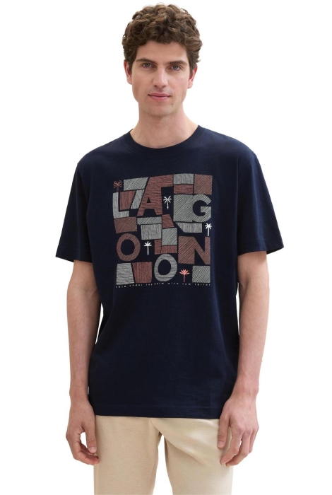 Tom Tailor structured print t-shirt