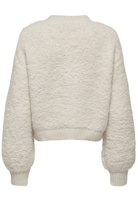 Jacqueline de Yong beige dames vest | Achteraanzicht