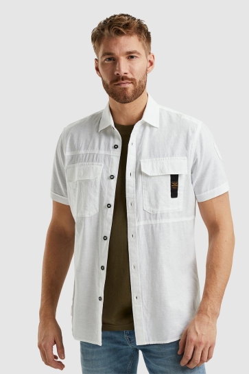 PME legend Overhemd COTTON AND LINEN SHIRT PSIS2405226 7003