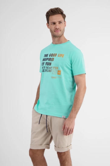 Lerros T-shirt T SHIRT MET PRINT 2463070 410
