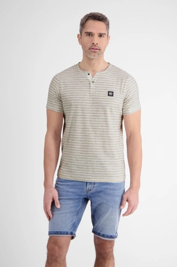 Lerros T-shirt GESTREEPT T SHIRT 2463988 103