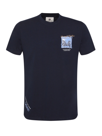 Gabbiano T-shirt T SHIRT MET PRINT 14012 301 navy