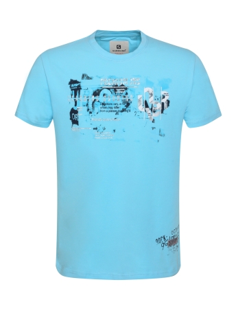 Gabbiano T-shirt T SHIRT MET PRINT 14013 302 Blue
