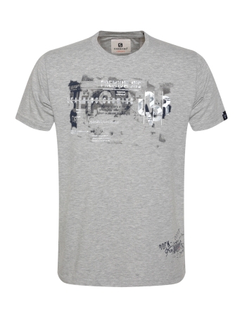 Gabbiano T-shirt T SHIRT MET PRINT 14013 605 Grey Melange