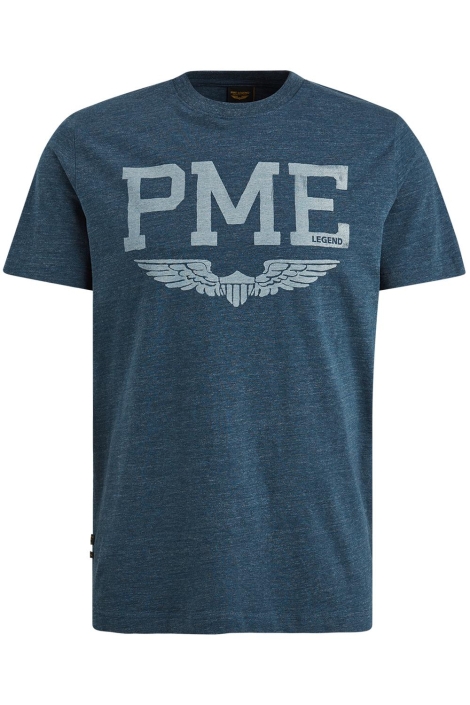 PME legend blauwe heren t-shirt | Vooraanzicht