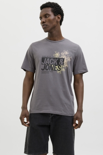 Jack & Jones T-shirt JJJAXON TEE SS CREW NECK 12269390 CASTLEROCK