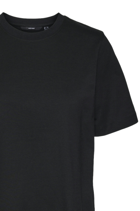 Vero Moda zwarte dames t-shirt | Close up