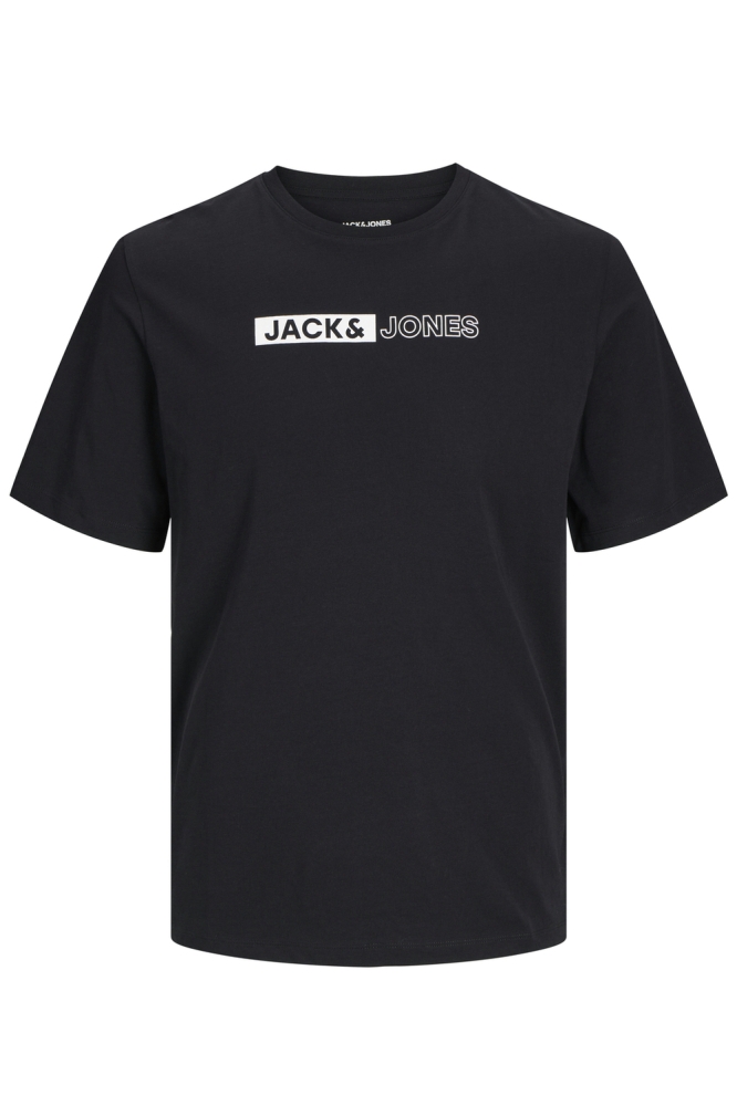Jack & Jones zwarte heren t-shirt | Vooraanzicht