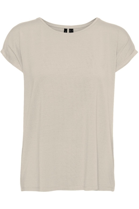 Vero Moda beige dames t-shirt | Vooraanzicht