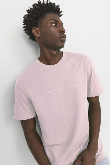 Jack & Jones T-shirt JJESTAR JJ TEE SS NOOS 12234746 Pink Nectar