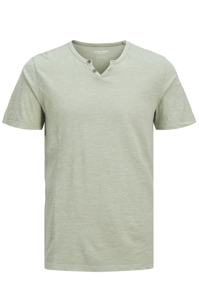 Jack & Jones groene heren t-shirt | Vooraanzicht