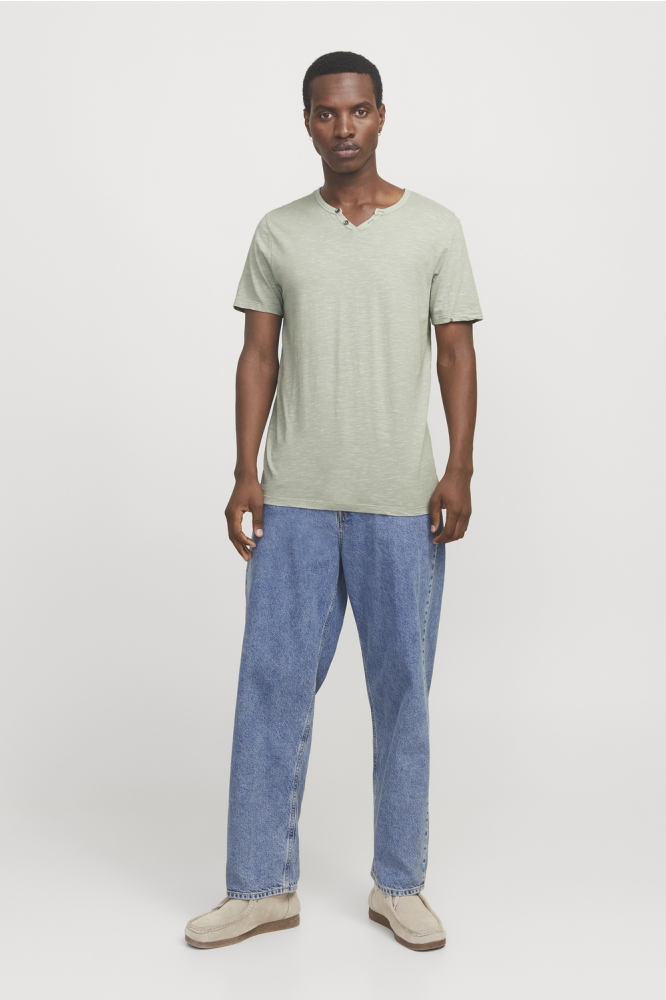 Jack & Jones groene heren t-shirt | Model