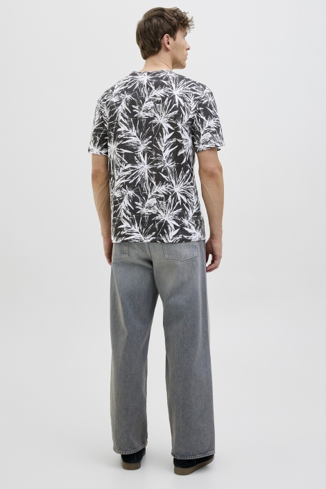 Jack & Jones zwarte heren t-shirt | Model