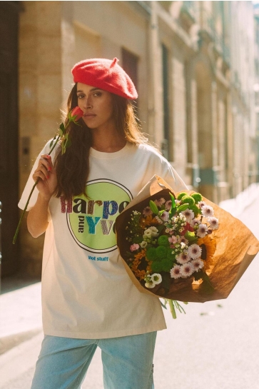 Harper & Yve T-shirt HOTSTUFF SS SS25Y304 101 ecru