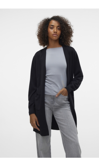 VMSILJE LS OPEN CARDIGAN GA NOOS 10320462 BLACK