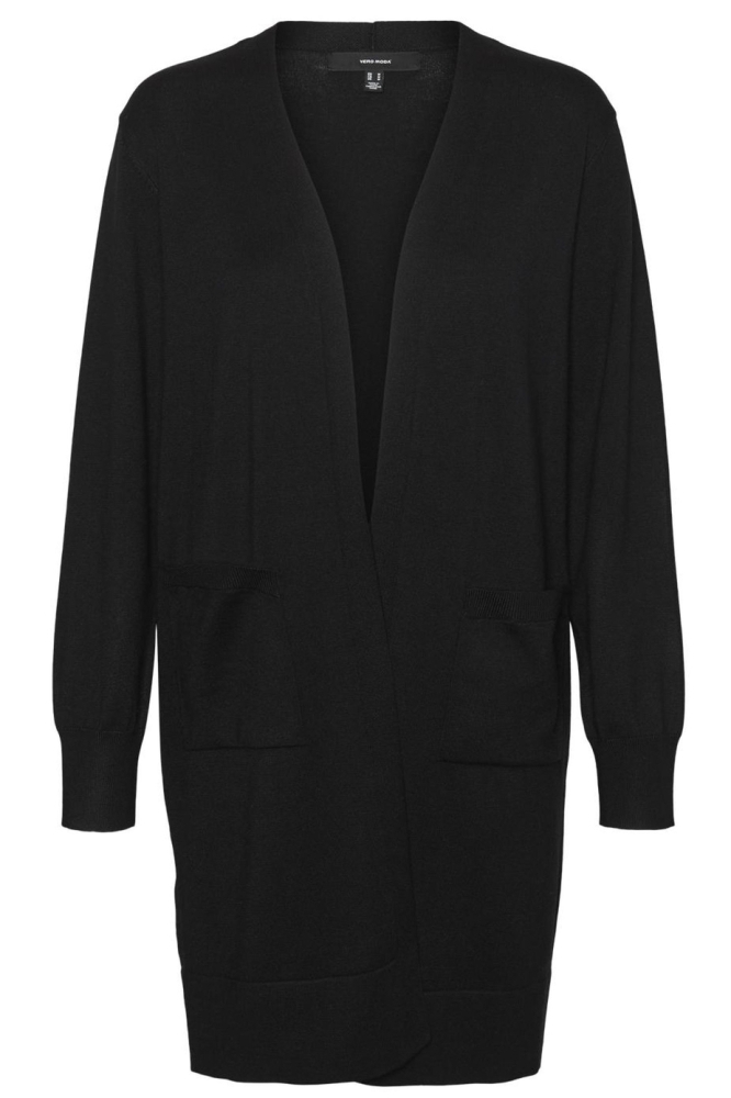 Vero Moda zwarte dames vest | Vooraanzicht