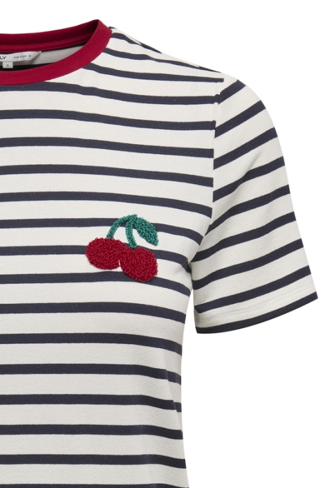 Only witte dames t-shirt | Close up