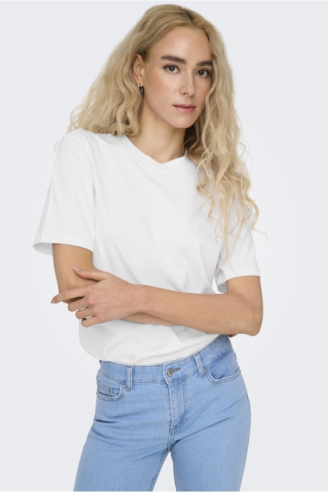 ONLMONJA S/S TEE JRS NOOS 15320892 WHITE