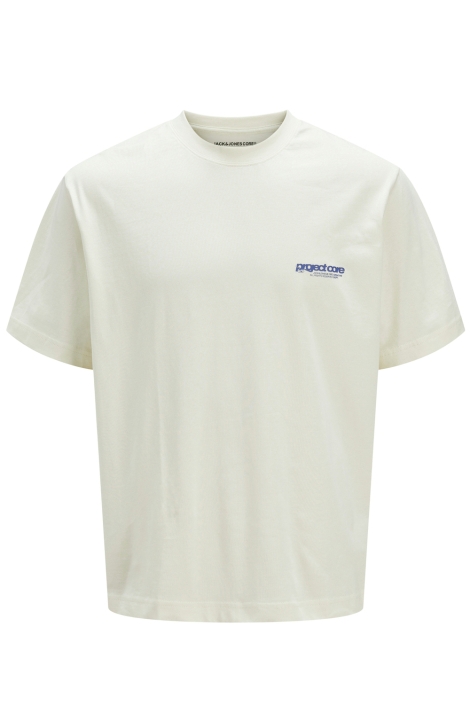 Jack & Jones beige heren t-shirt | Vooraanzicht