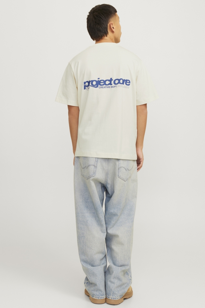 Jack & Jones beige heren t-shirt | Model