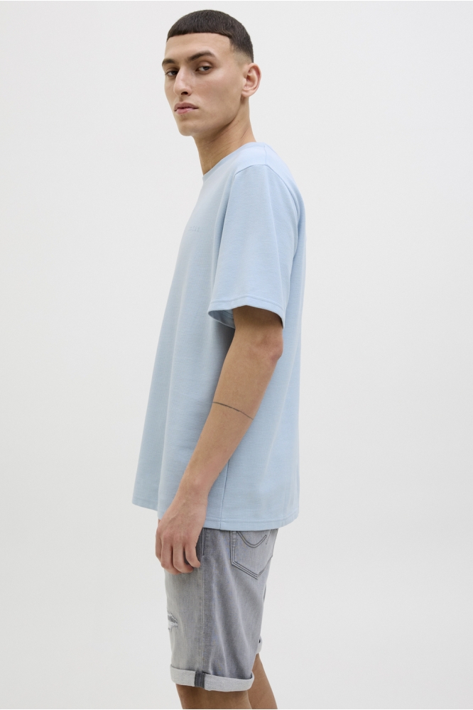 JCOPACER STRUCTURE TEE SS CREW NECK 12279906 SUBDUED BLUE
