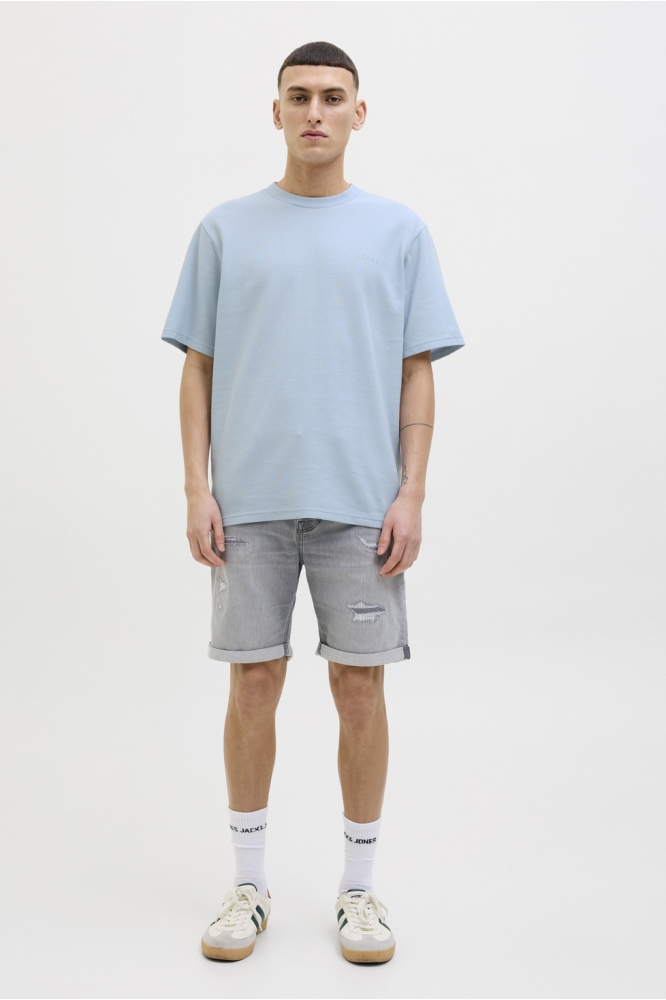 JCOPACER STRUCTURE TEE SS CREW NECK 12279906 SUBDUED BLUE