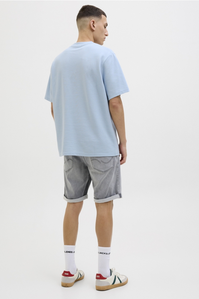 JCOPACER STRUCTURE TEE SS CREW NECK 12279906 SUBDUED BLUE