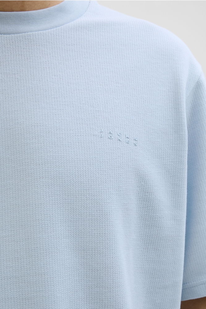 JCOPACER STRUCTURE TEE SS CREW NECK 12279906 SUBDUED BLUE