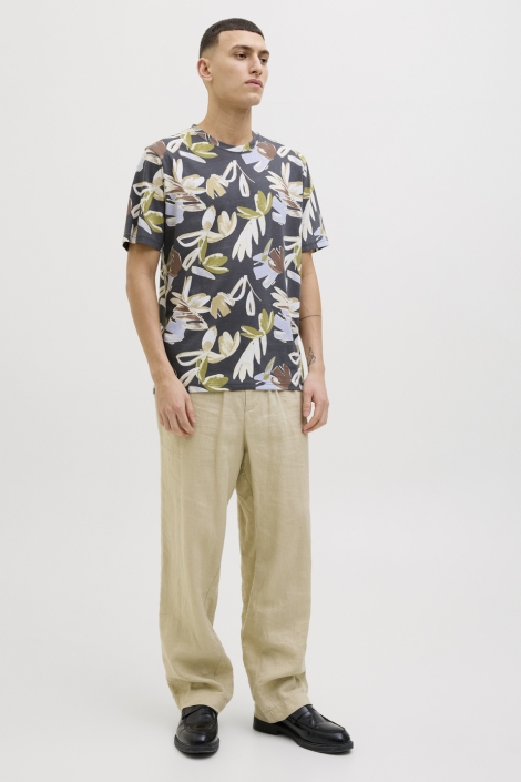 Jack & Jones grijze heren t-shirt | Model