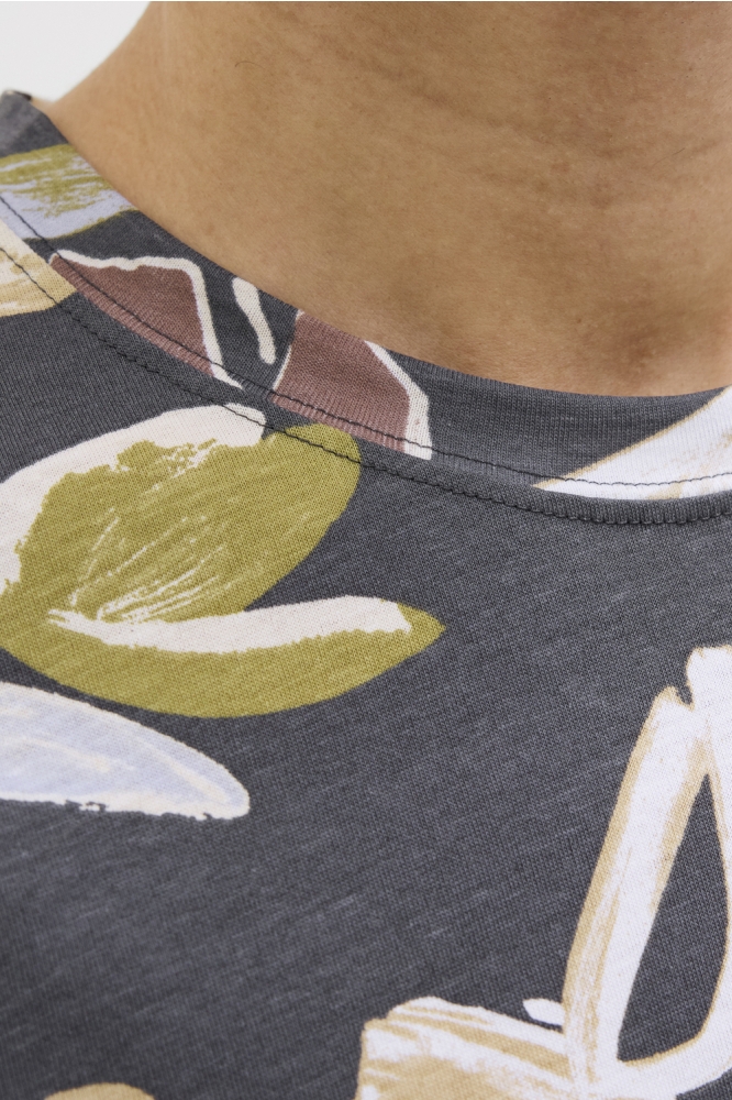 Jack & Jones grijze heren t-shirt | Kleurstaal