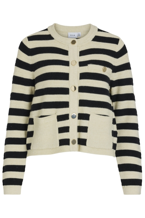 Vila beige dames vest | Vooraanzicht