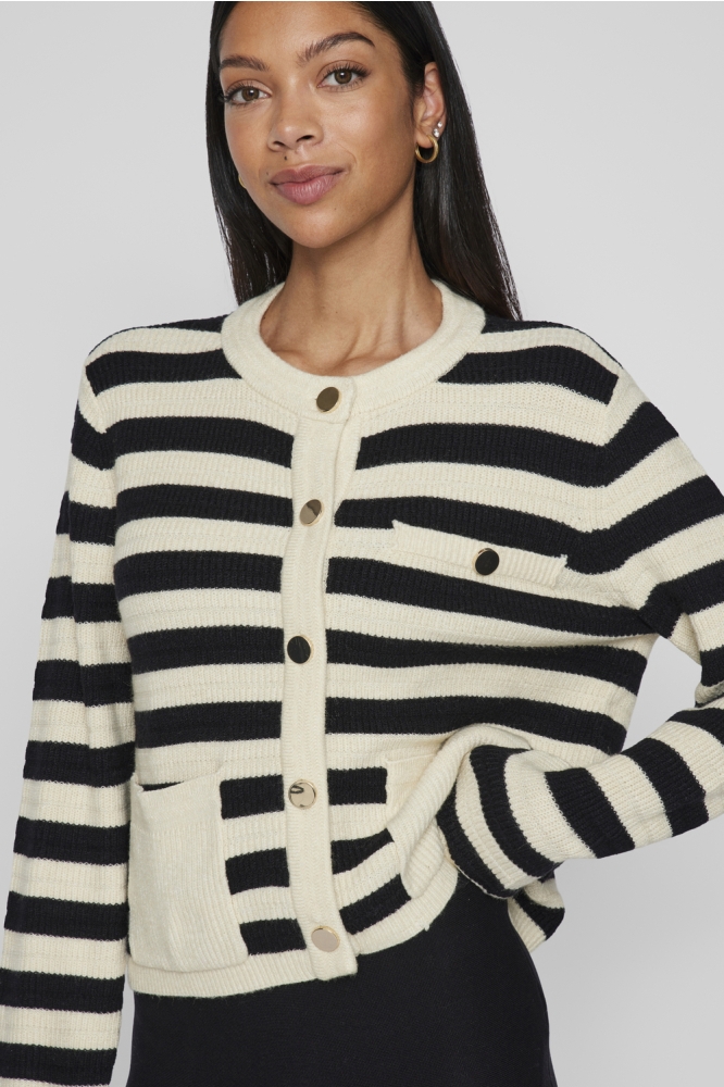 Vila beige dames vest | Unique Selling Point