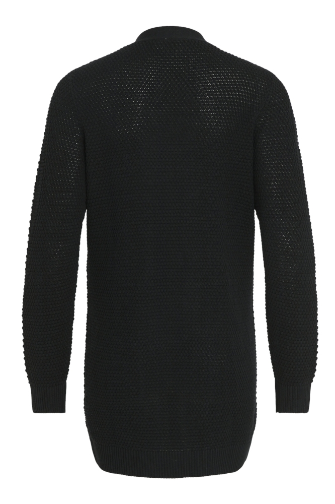 Vila zwarte dames vest | Achteraanzicht