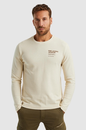 PME legend T-shirt T-SHIRT MET LANGE MOUWEN PTS2409567 7013