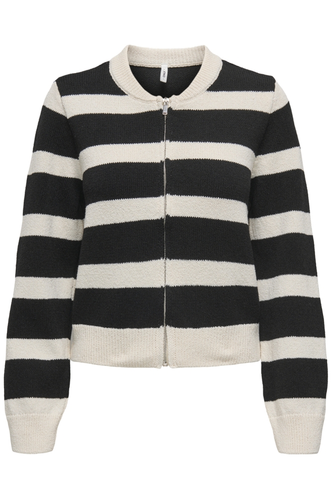 Only zwarte dames vest | Vooraanzicht