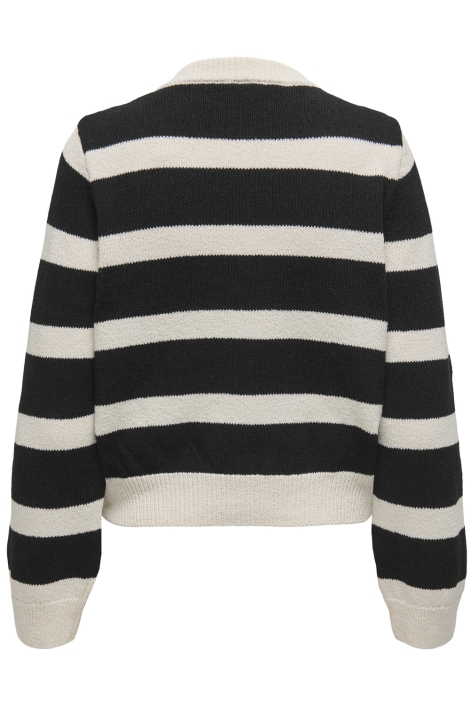 Only zwarte dames vest | Achteraanzicht