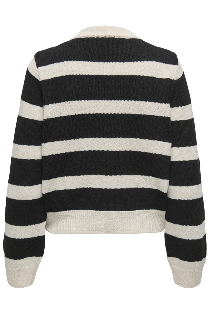 Only zwarte dames vest | Achteraanzicht