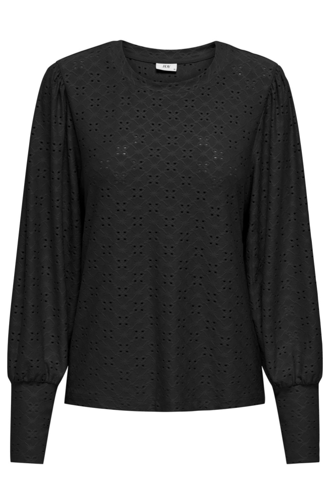 Jacqueline de Yong zwarte dames blouse | Vooraanzicht