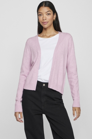 Vila Vest VIRIL SHORT L/S KNIT CARDIGAN-NOOS 14060800 WINSOME ORCHID/MELANGE