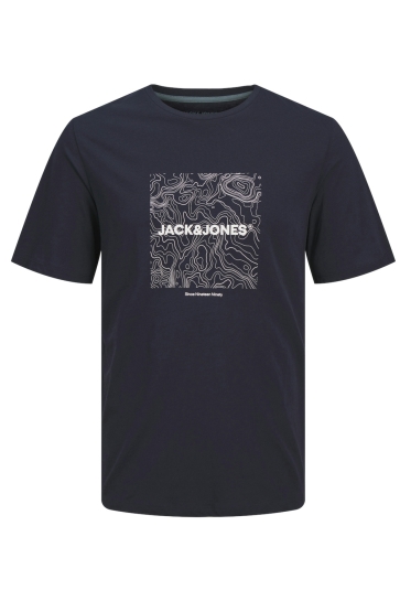 Jack & Jones T-shirt JJLINER TEE SS CREW NECK 12256780 NAVY BLAZER