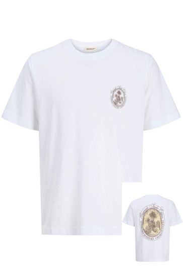 Jack & Jones T-shirt JORHYDRA BACK TEE SS CREW NECK SE25 12277569 BRIGHT WHITE