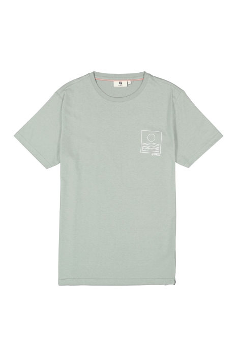 Garcia groene heren t-shirt | Vooraanzicht