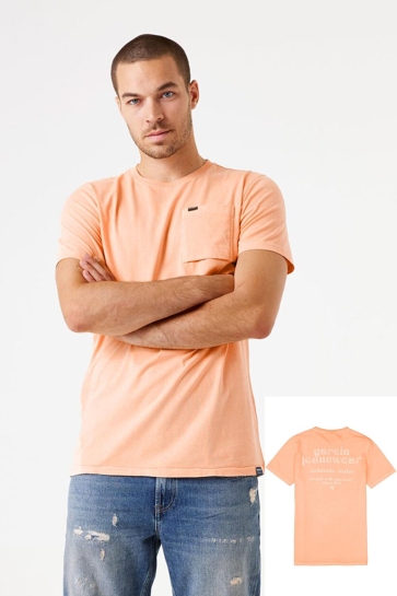 Garcia T-shirt T SHIRT E51203 1271 APRICOT