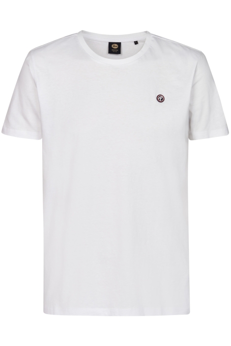 Petrol Industries witte heren t-shirt | Vooraanzicht