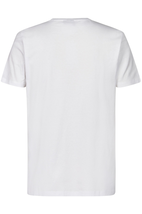 Petrol Industries witte heren t-shirt | Achteraanzicht